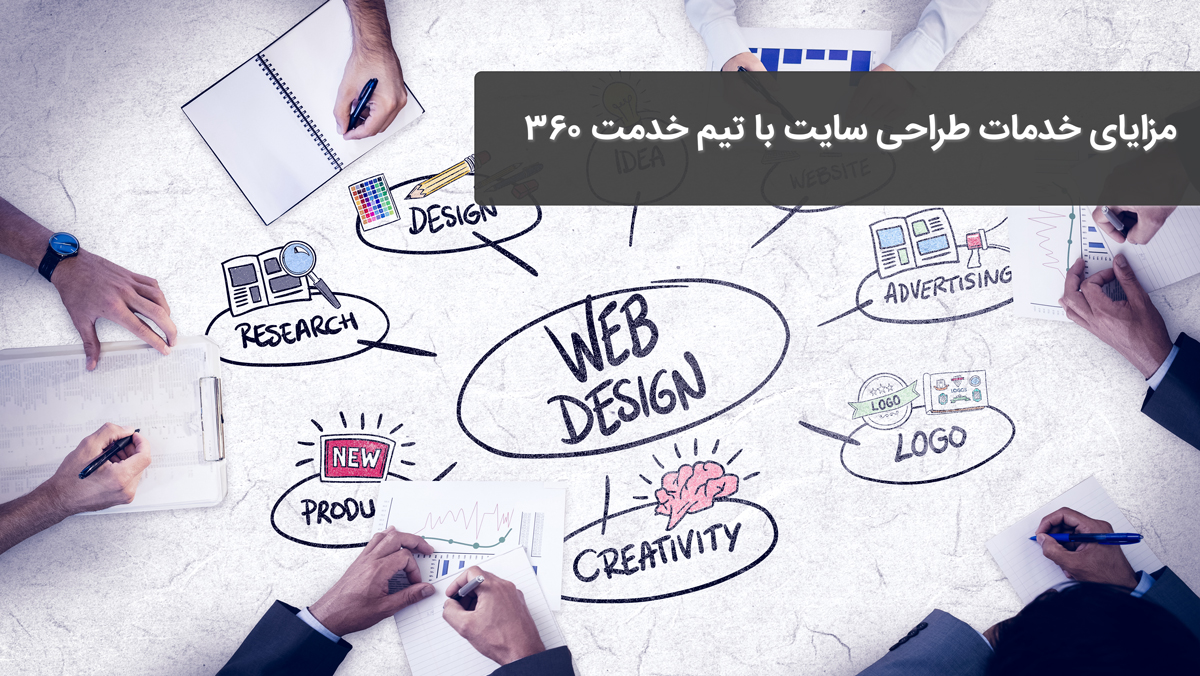 مزایای خدمات طراحی سایت با تیم خدمت ۳۶۰